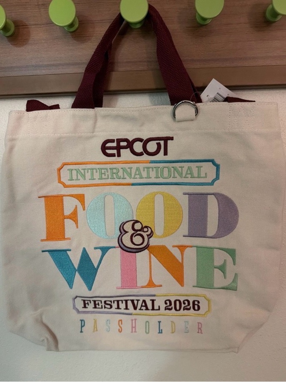 NWT Epcot Food and Wine 2026 Tote